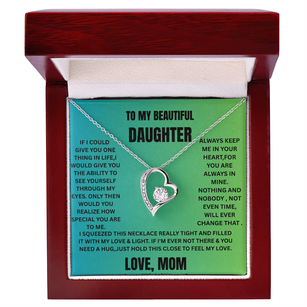 Forever Love Necklace to My Daughter