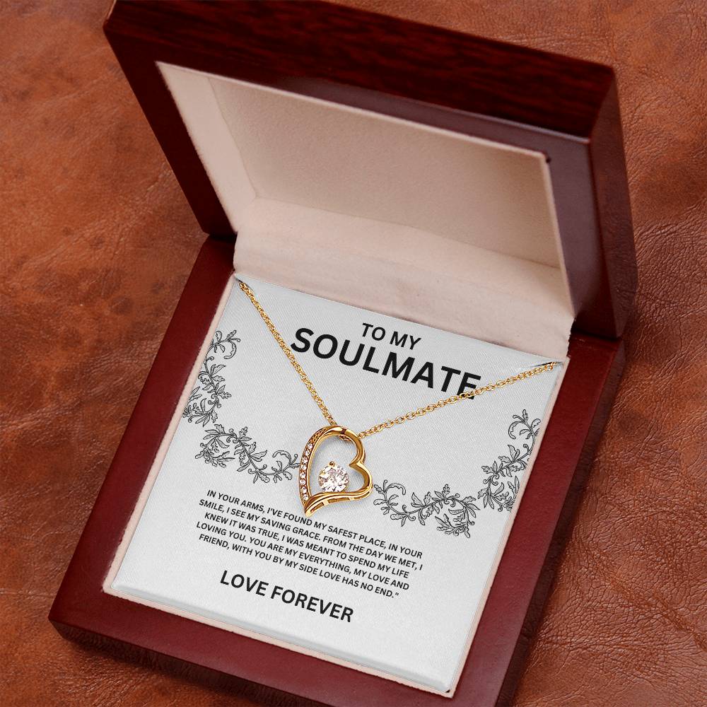 Forever Love Necklace To My Soulmate