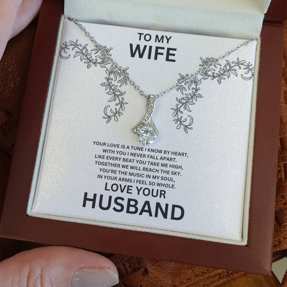 Alluring Beauty Necklace To My Wife