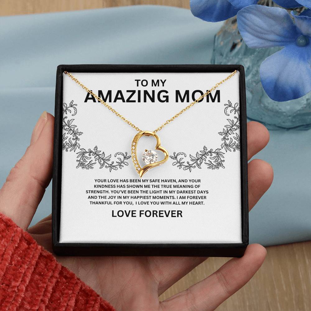 Forever Love Necklace To My Mom