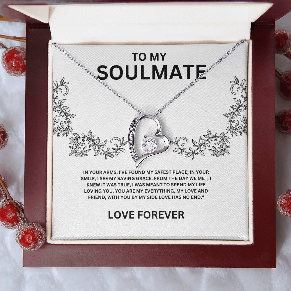 Forever Love Necklace To My Soulmate