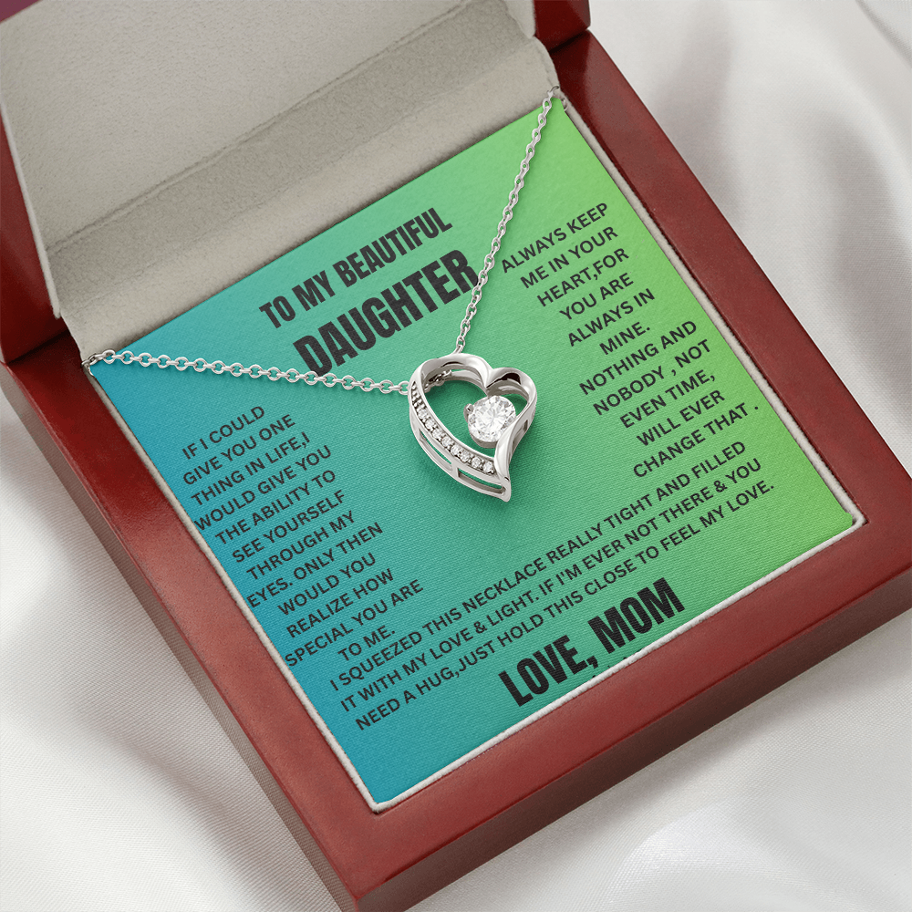 Forever Love Necklace to My Daughter