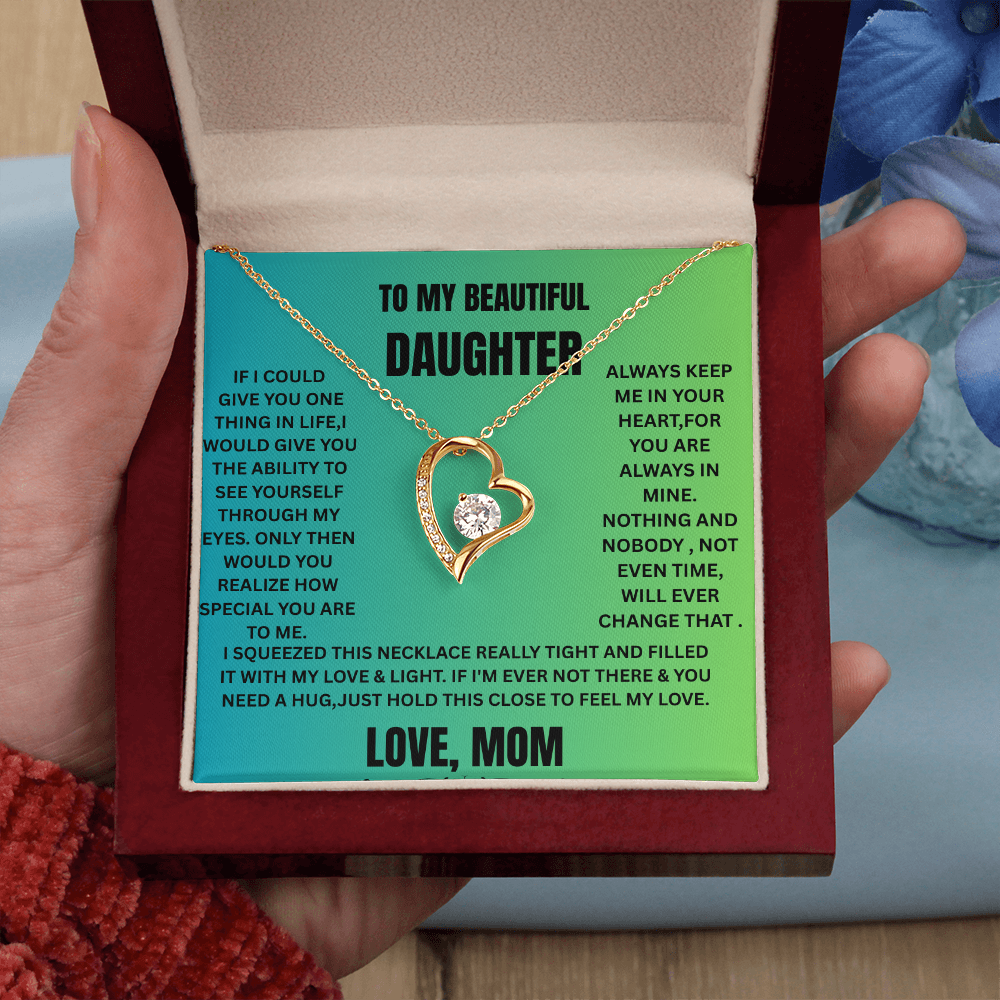 Forever Love Necklace to My Daughter
