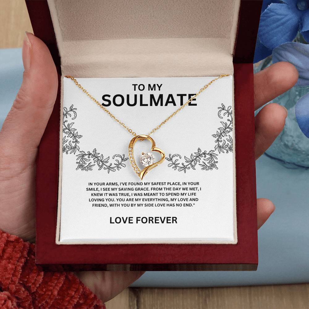 Forever Love Necklace To My Soulmate