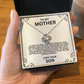 Love Knot Necklace to My Mother
