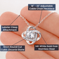 Love Knot Necklace To My Wife