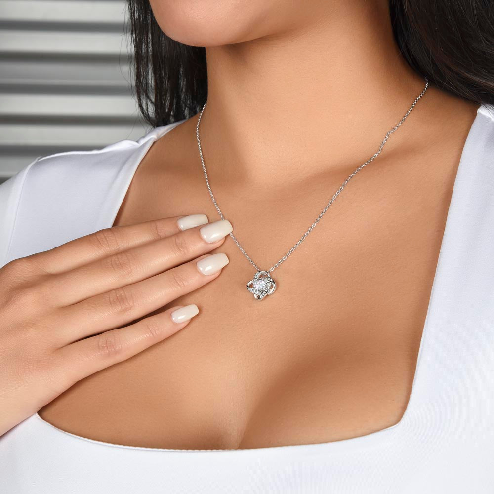 Love Knot Necklace to My Mother