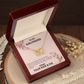 Interlocking Hearts Necklace – A Symbol of Our Unbreakable Love (Yellow & White Gold Variants)