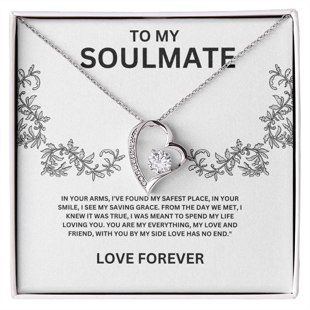 Forever Love Necklace To My Soulmate