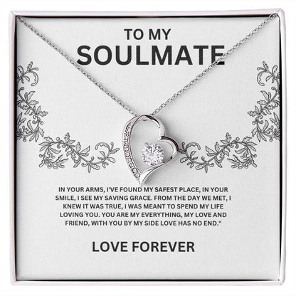 Forever Love Necklace To My Soulmate