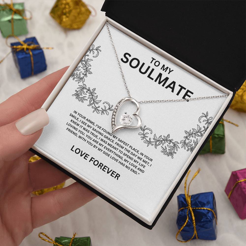 Forever Love Necklace To My Soulmate