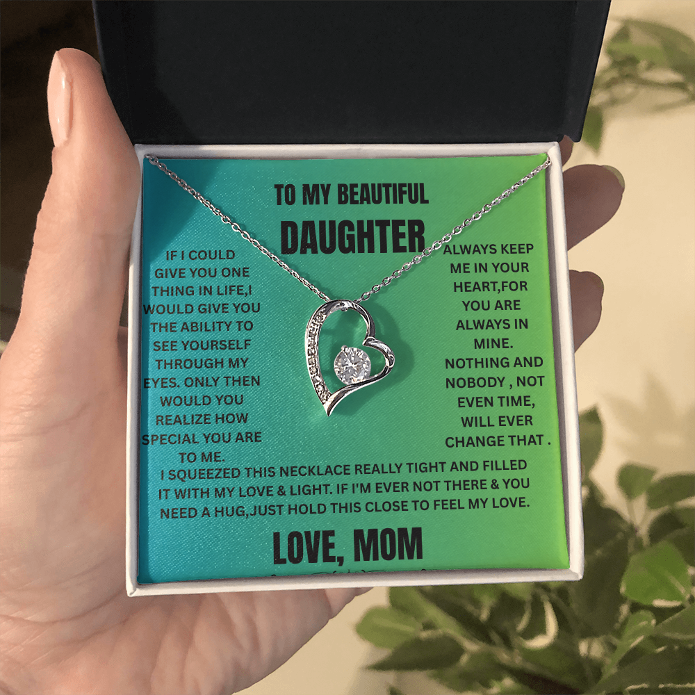 Forever Love Necklace to My Daughter