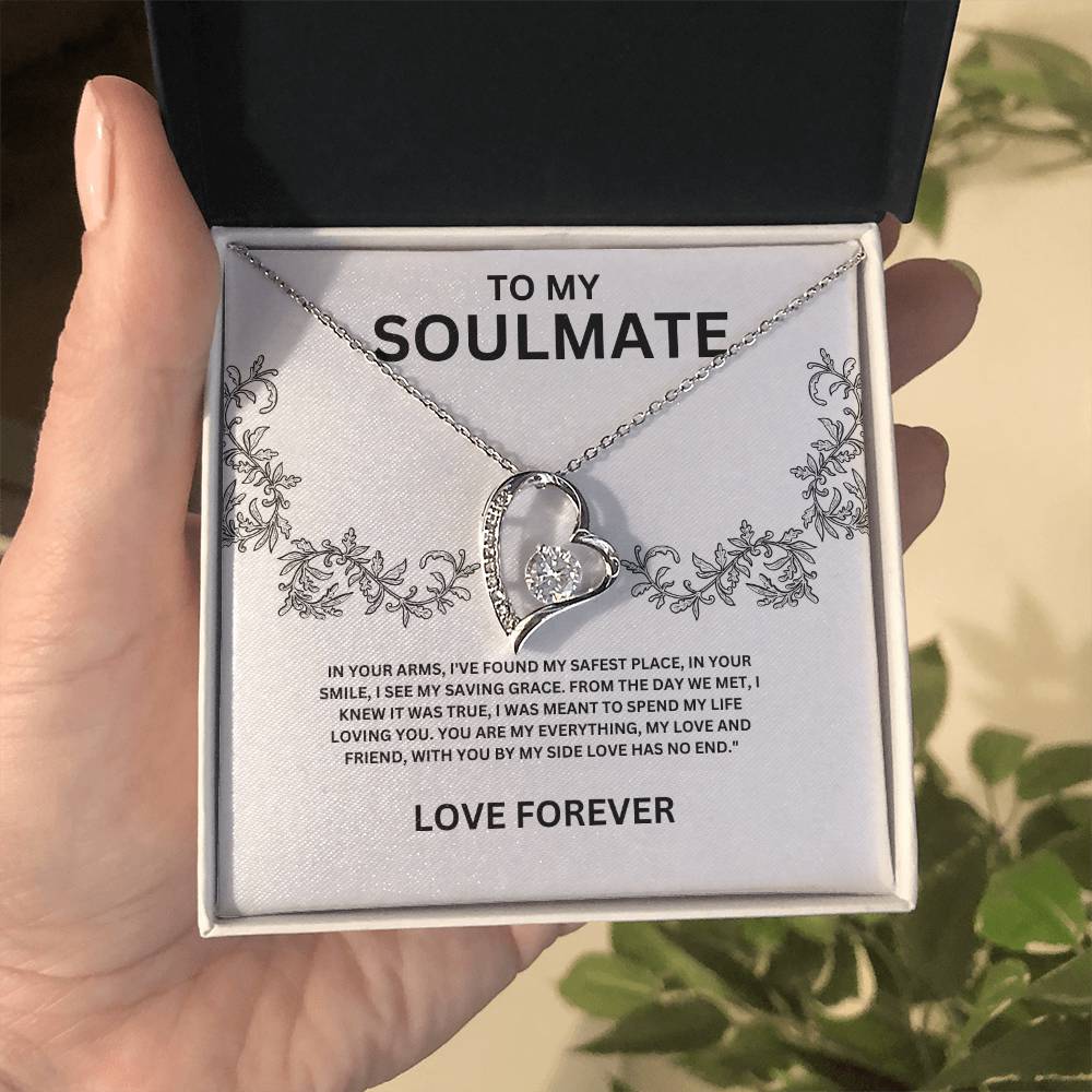 Forever Love Necklace To My Soulmate