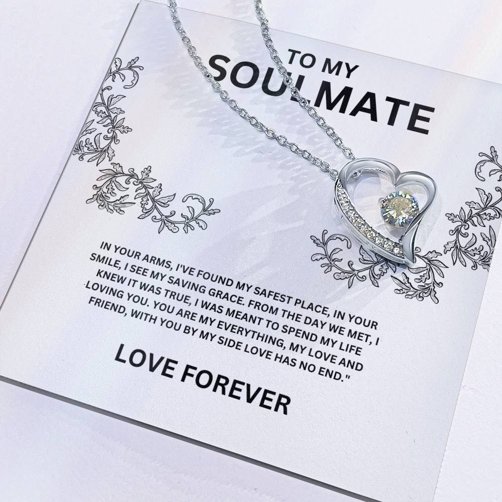 Forever Love Necklace To My Soulmate
