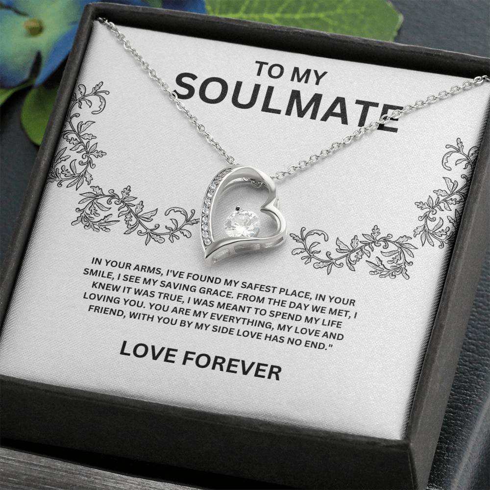 Forever Love Necklace To My Soulmate