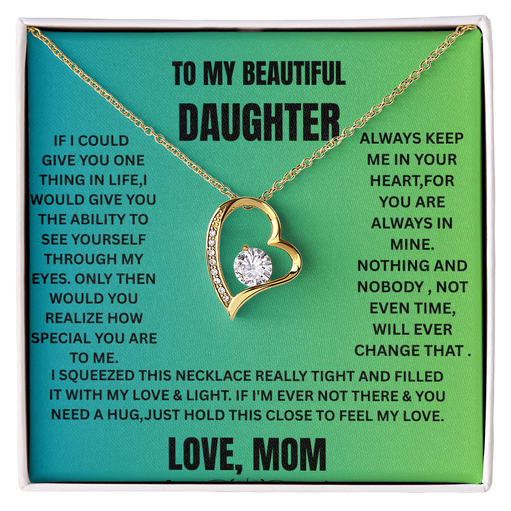 Forever Love Necklace to My Daughter