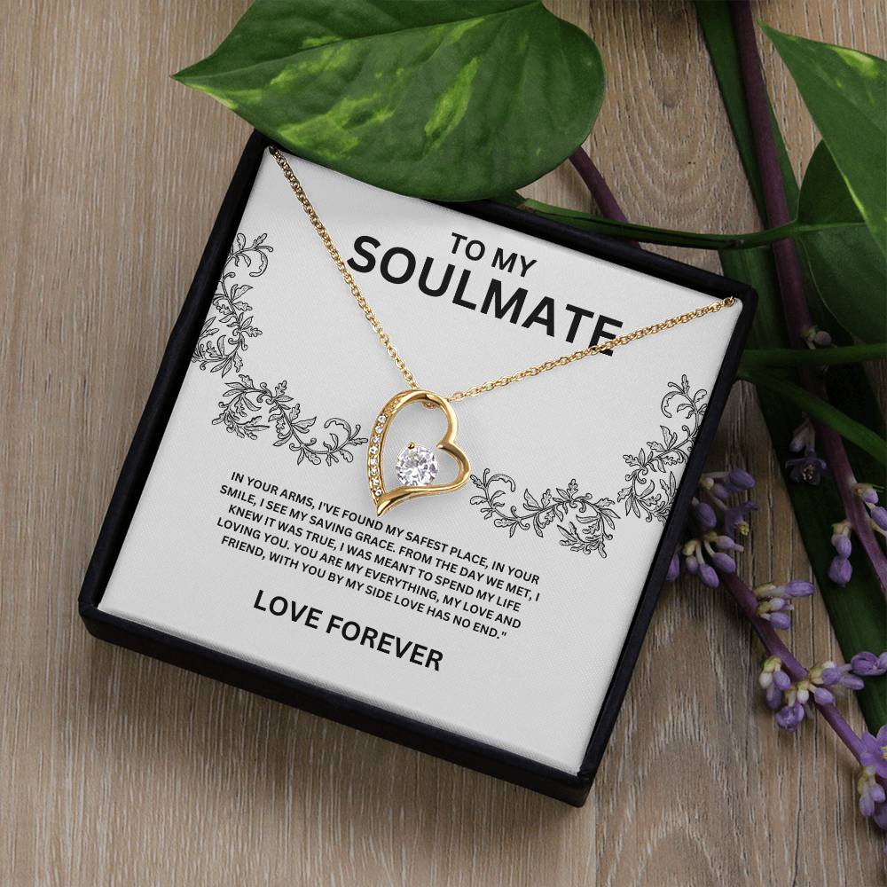 Forever Love Necklace To My Soulmate