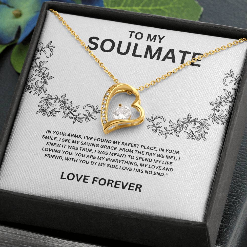 Forever Love Necklace To My Soulmate